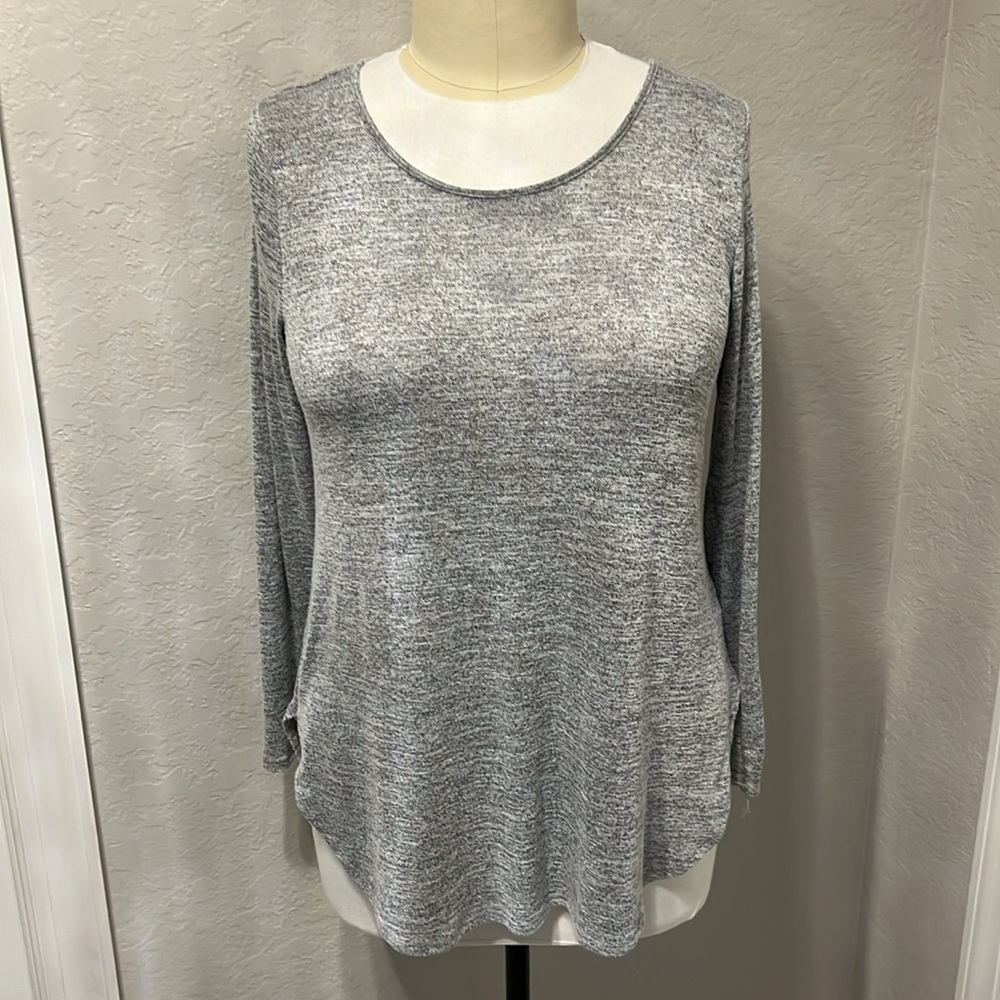 Apt. 9 | Grey Heather Sweater Tunic